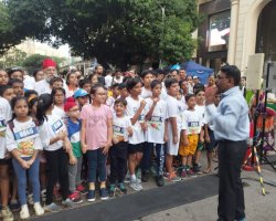 GSIS Students and Teachers participated in Swami Vivekanand marathon race of  5km